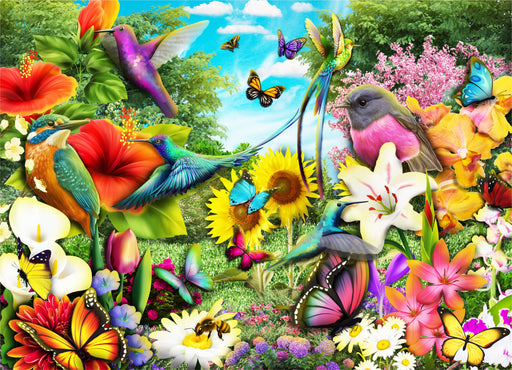 Flower Garden Jigsaw Puzzles 1000 Piece Brain Tree Games